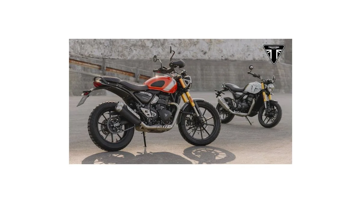 Triumph Bonneville 400 undisguised spotted in India showing retro design and classic styling