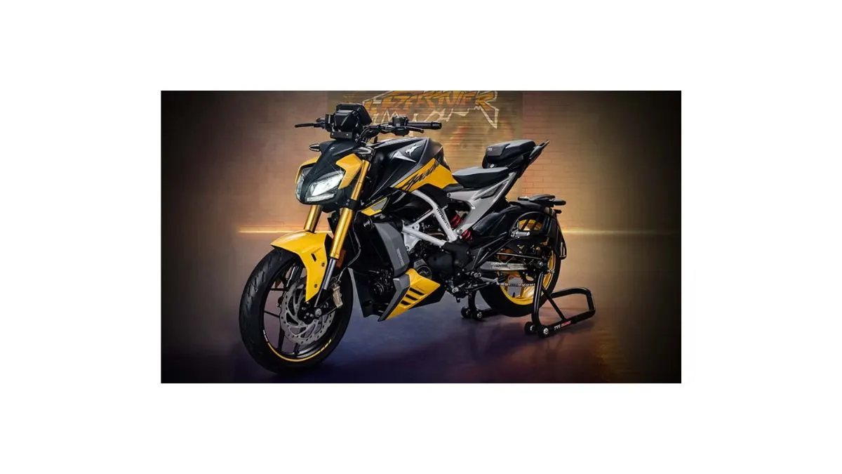 TVS Apache RTR 310 2026 with new features like cruise control and climate seat in sporty design